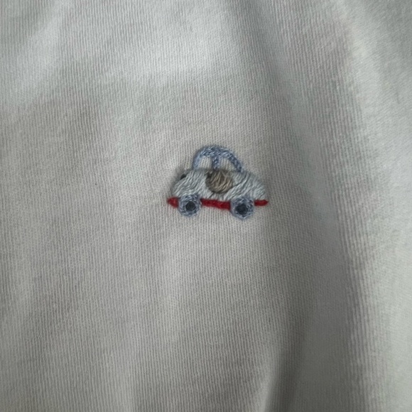 Kissy Kissy Transportation Embroidery Convertible Gown in Pale Blue in size SM - Picture 5 of 6